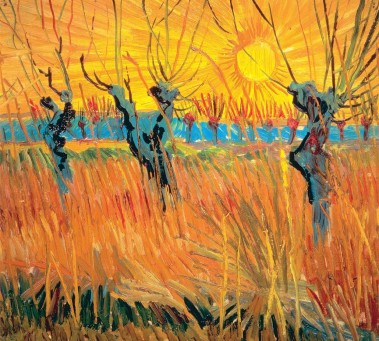 Willows at Sunset Van Gogh